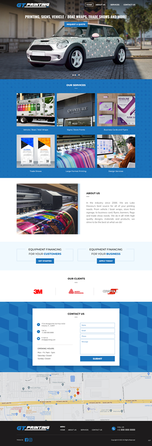 Web Design by pb for GT Printing | Design: #28862740