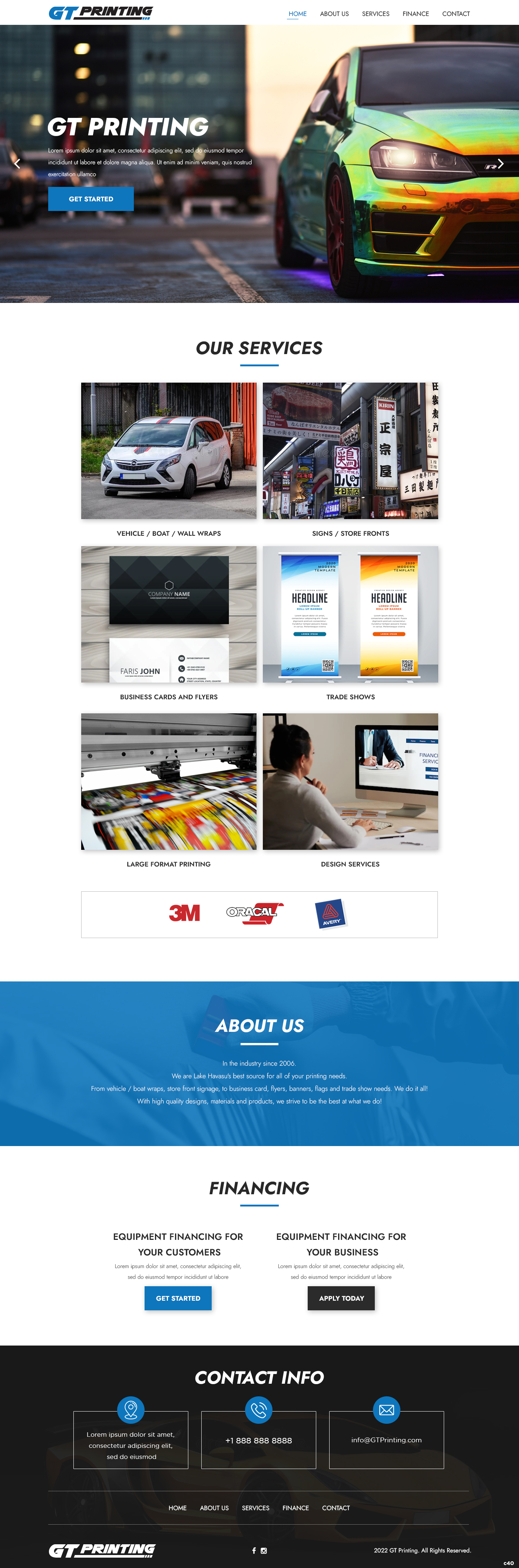 Web-Design von pb für GT Printing | Design #28867758