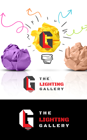 Logo-Design von uk für The Glow Works, Inc d/b/a The Lighting Gallery | Design #28850712