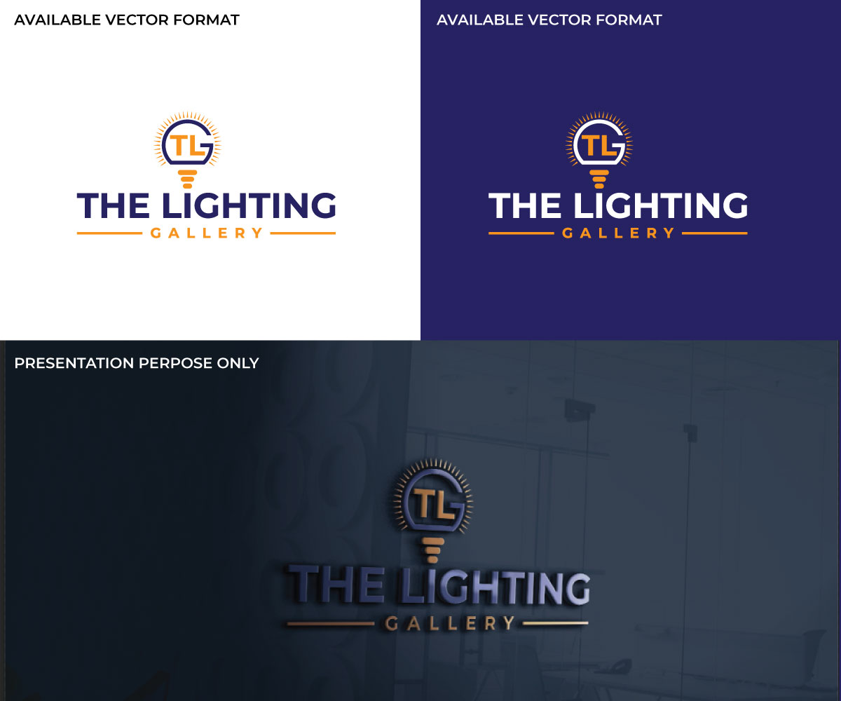 Logo Design by RS_Design for The Glow Works, Inc d/b/a The Lighting Gallery | Design #28849417