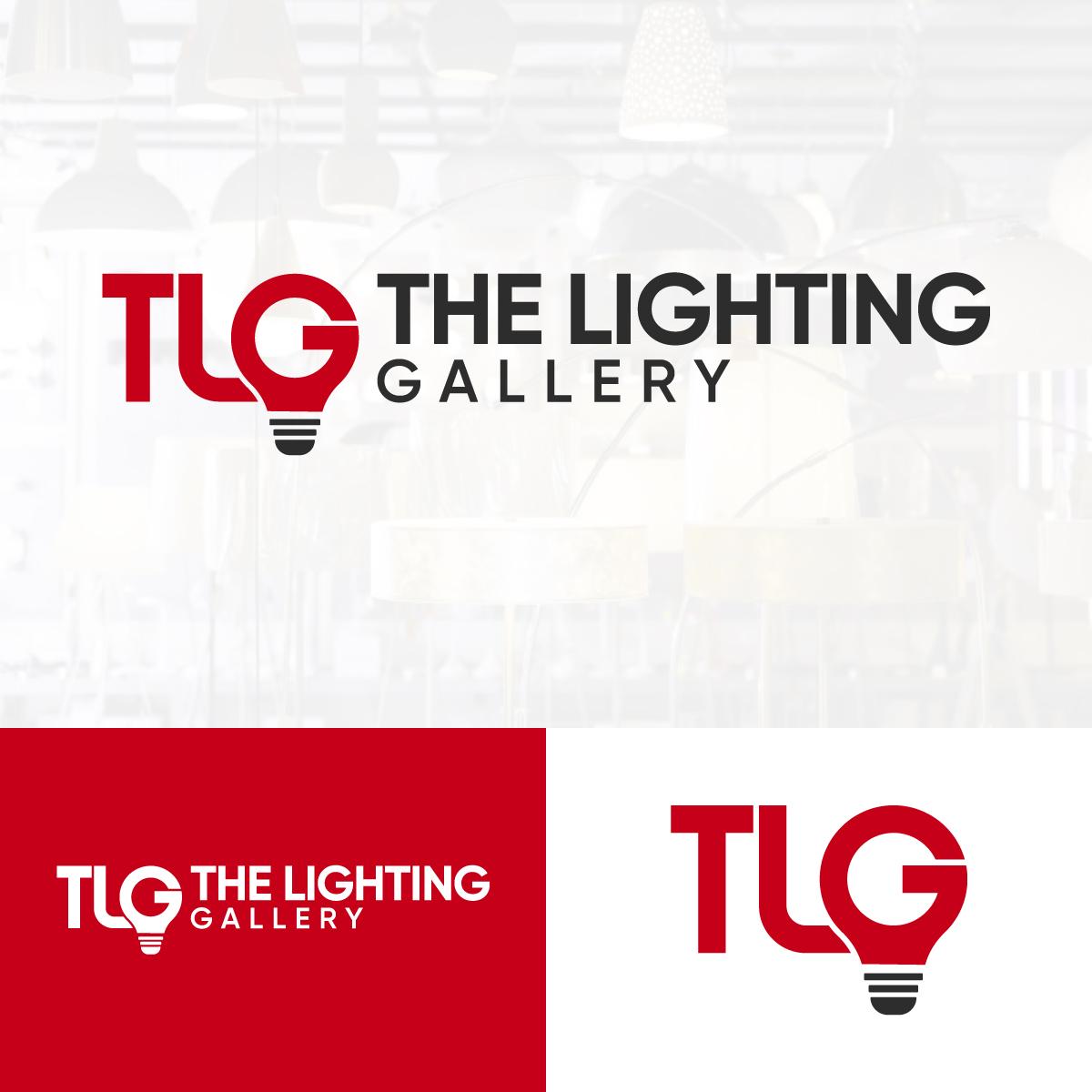 Logo Design by EvoGo Designers for The Glow Works, Inc d/b/a The Lighting Gallery | Design #28852000