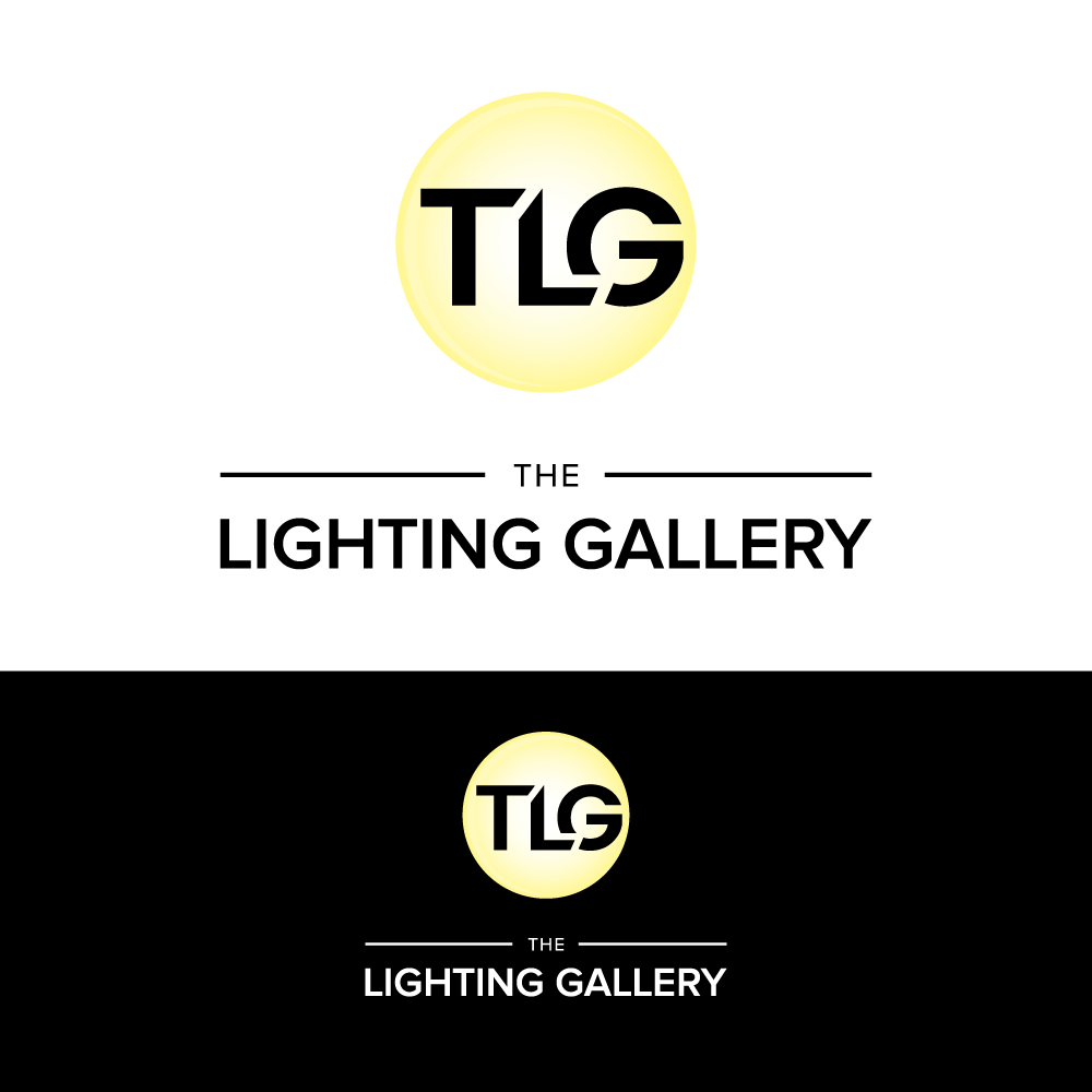 Logo Design by H4R5Z for The Glow Works, Inc d/b/a The Lighting Gallery | Design #28849346