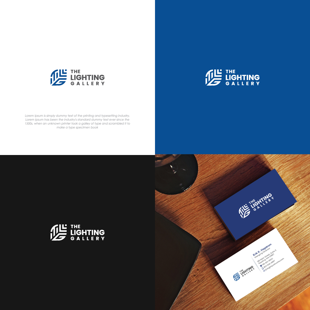 Logo-Design von R.design für The Glow Works, Inc d/b/a The Lighting Gallery | Design #28849546