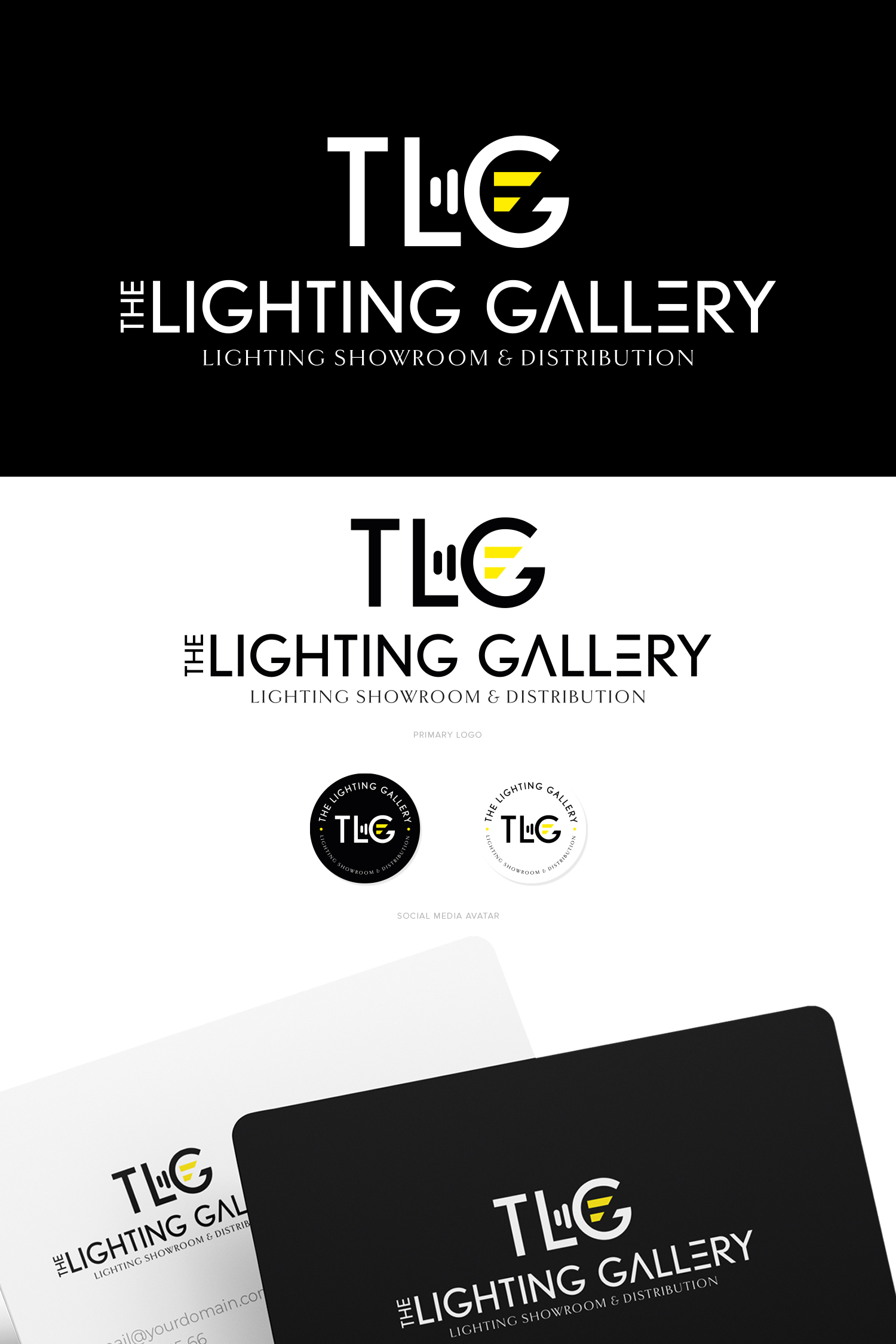 Logo-Design von Modeform für The Glow Works, Inc d/b/a The Lighting Gallery | Design #28850387