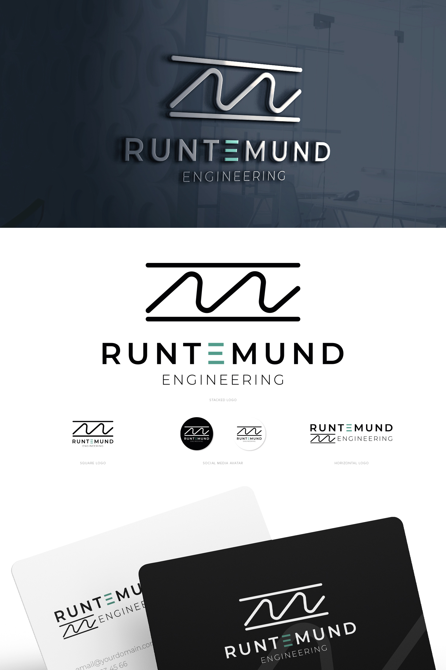 Logo Design by Modeform for Runtemund Engineering | Design #28860207