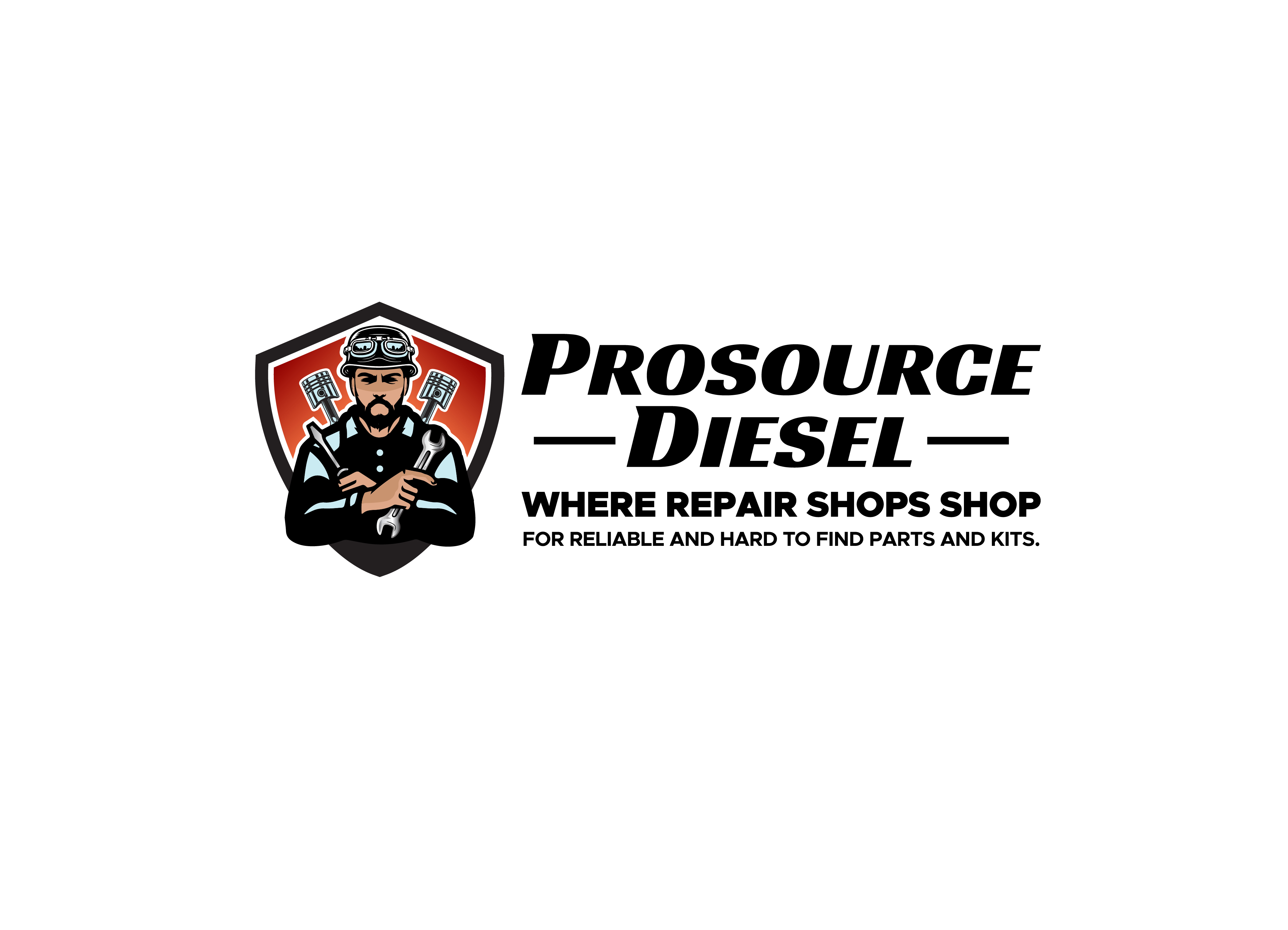 Elegant, Playful, diesel pick up truck Logo Design for prosource diesel