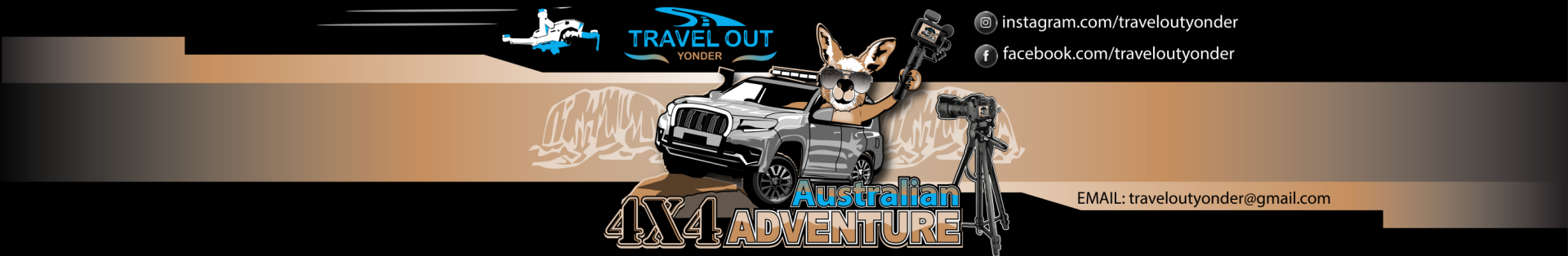 YouTube-Design von Get'n Graphic für Travel Out Yonder | Design #28852125