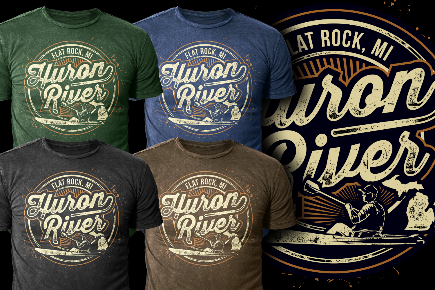T-Shirt-Design von APHOTIC APPAREL für Owen Online Stores LLC Huron River Co DBA | Design: #28855925