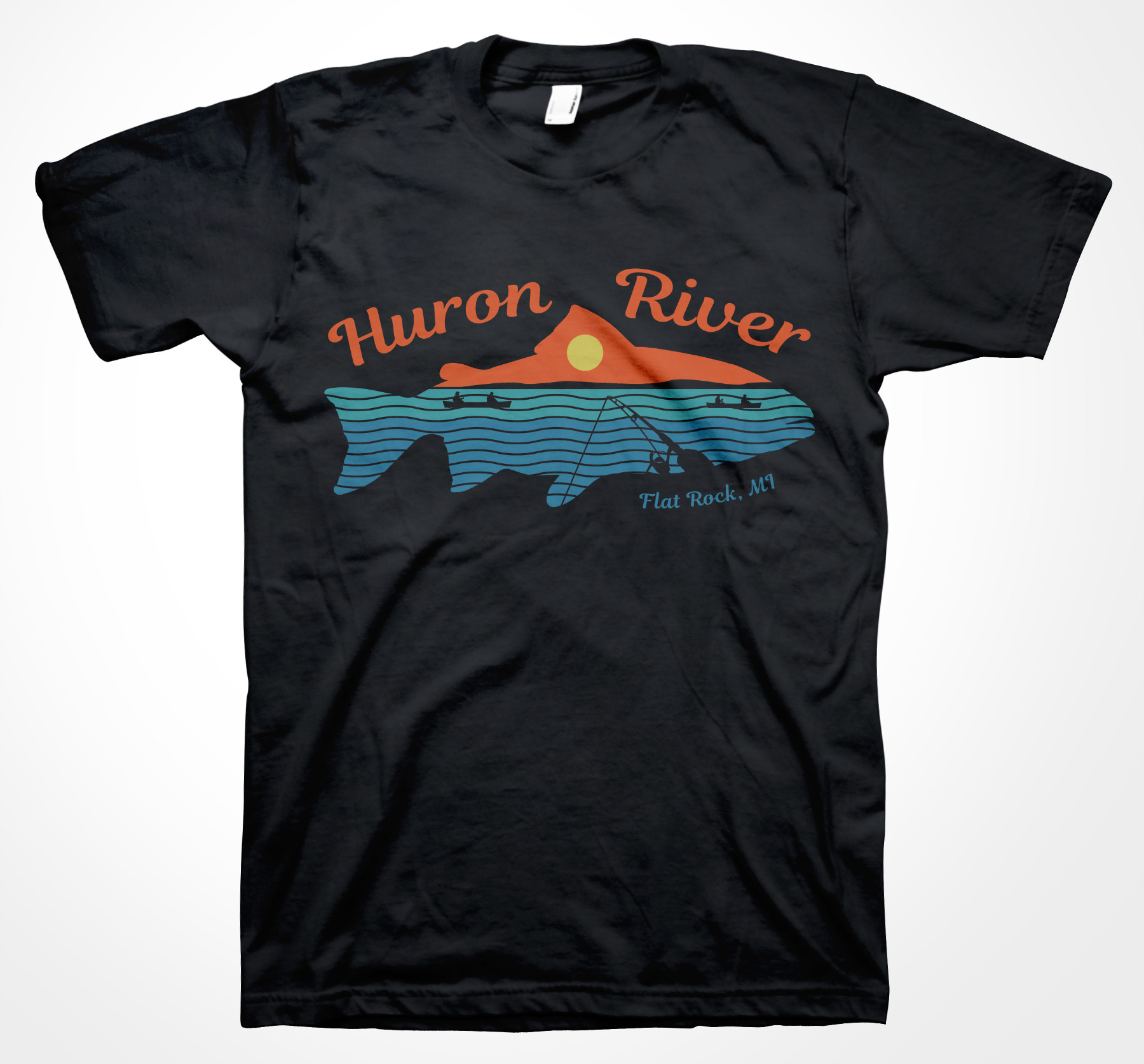 T-shirt Design by Sergiy for Owen Online Stores LLC Huron River Co DBA | Design #28858227