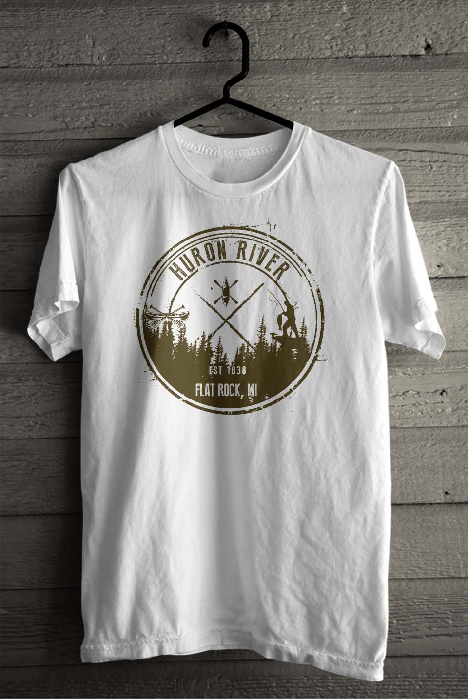 T-shirt Design by SATHIRA for Owen Online Stores LLC Huron River Co DBA | Design #28858128