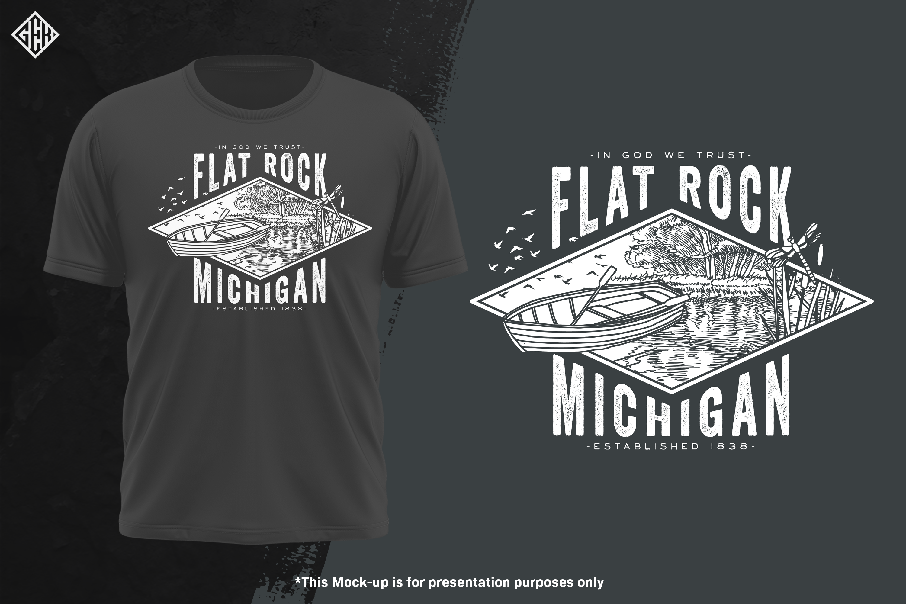 T-shirt Design by gekgrfx for Owen Online Stores LLC Huron River Co DBA | Design #28853852