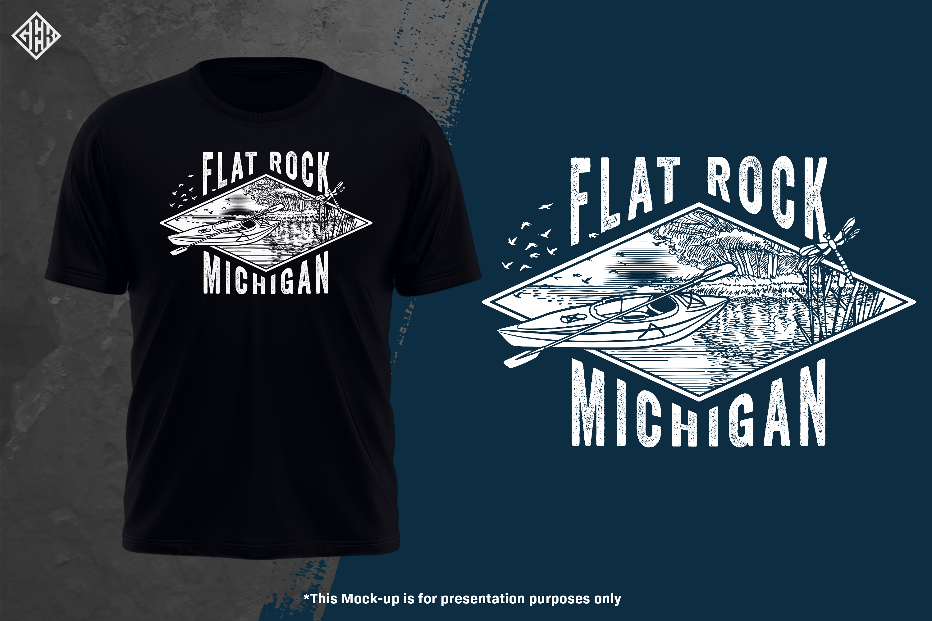 T-shirt Design by gekgrfx for Owen Online Stores LLC Huron River Co DBA | Design #28855052