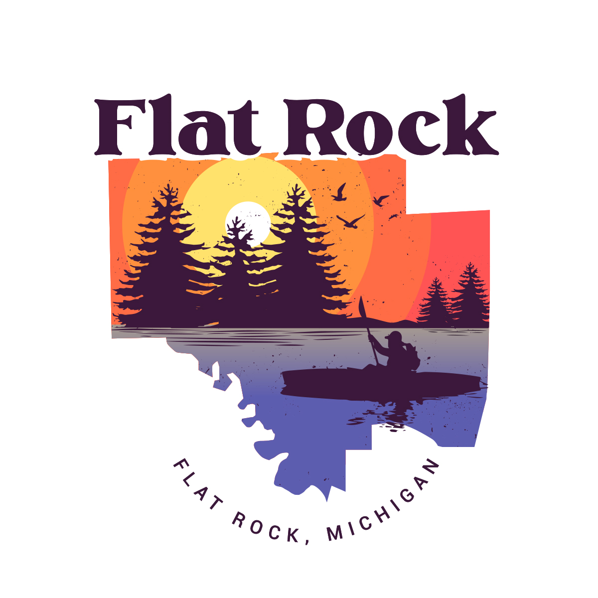 T-shirt Design by HUE CREATIVE LAB for Owen Online Stores LLC Huron River Co DBA | Design #28853397