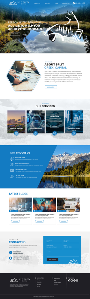 Wix Design by Blue Sparrow for this project | Design: #28859234