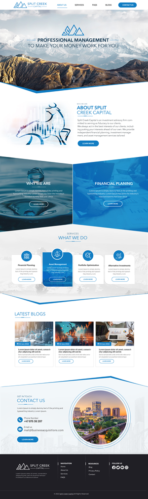 Wix Design by Blue Sparrow for this project | Design: #28859235