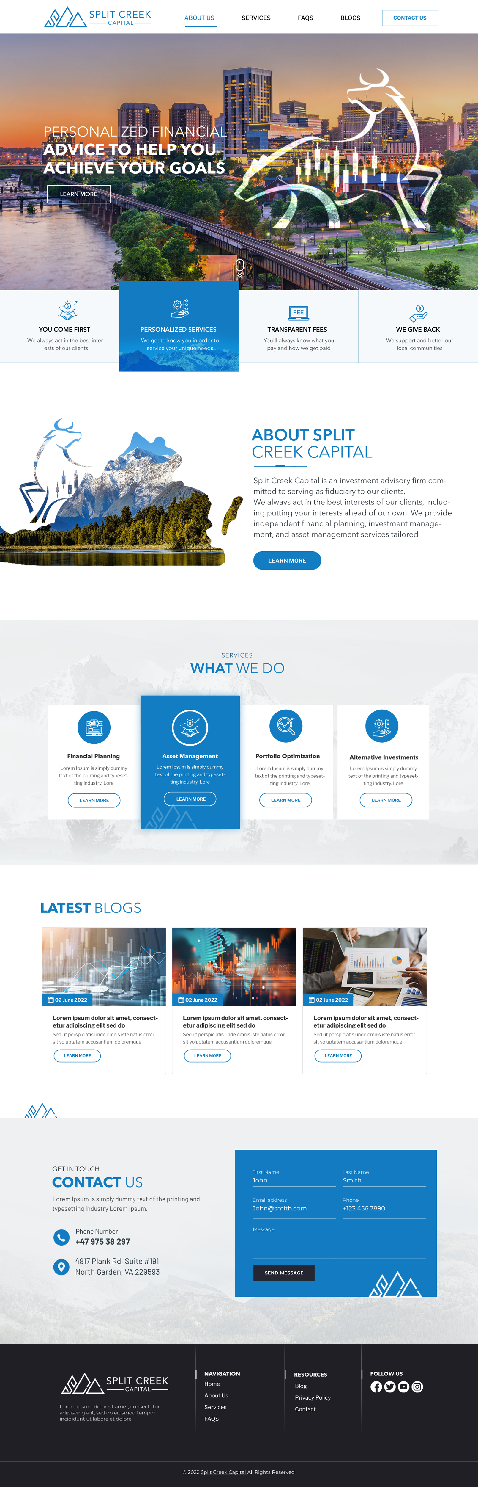 Wix-Design von Blue Sparrow für dieses Projekt | Design #28859236