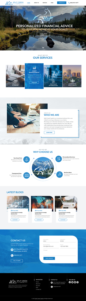 Wix Design by Blue Sparrow for this project | Design: #28859237