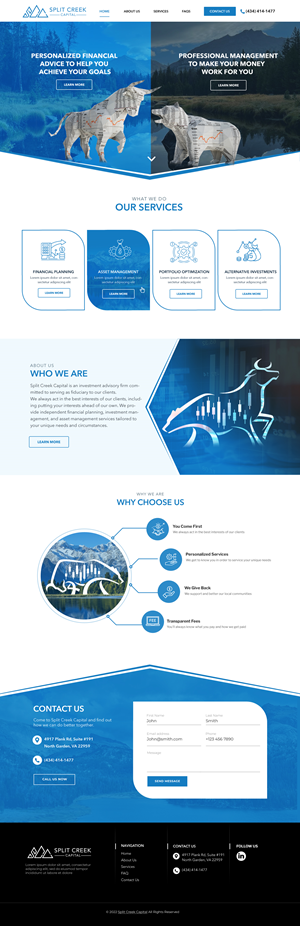 Wix Design by Blue Sparrow for this project | Design: #28862728