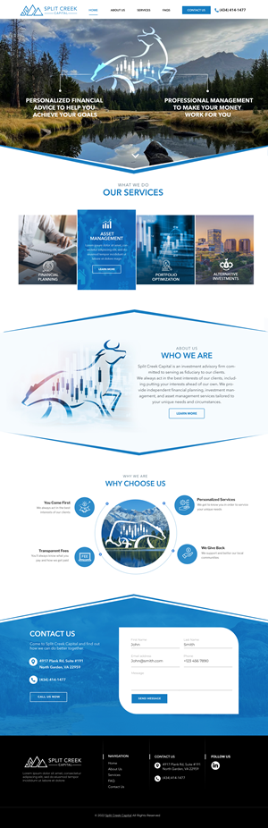 Wix Design by Blue Sparrow for this project | Design: #28862730