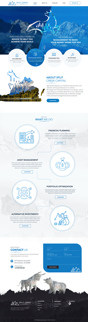 Wix Design by Blue Sparrow for this project | Design: #28862813