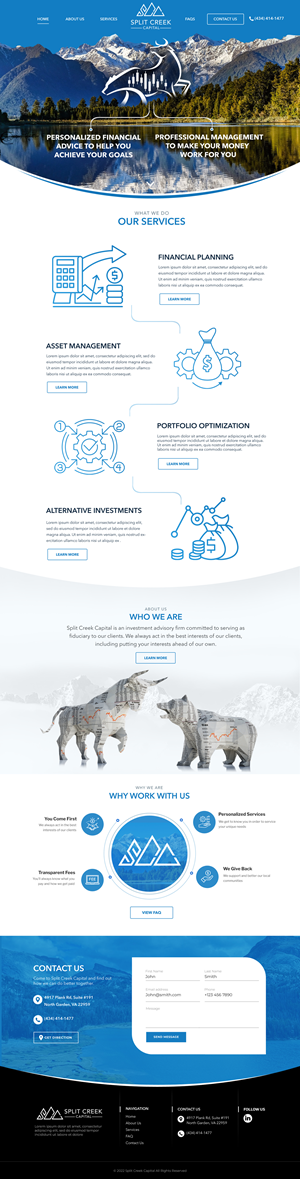 Wix Design by Blue Sparrow for this project | Design: #28863947