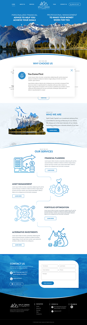 Wix Design by Blue Sparrow for this project | Design: #28867800