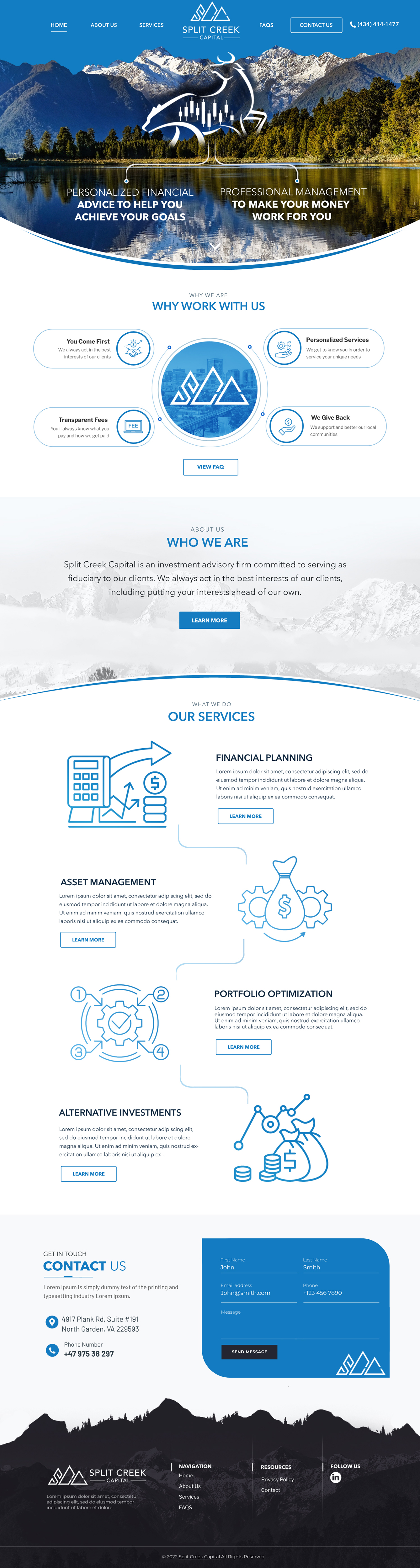 Wix Design by Blue Sparrow for this project | Design #28867801