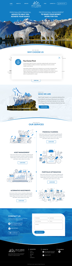 Wix Design by Blue Sparrow for this project | Design: #28868910
