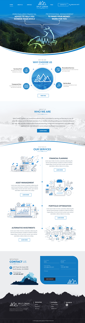 Wix Design by Blue Sparrow for this project | Design: #28868911