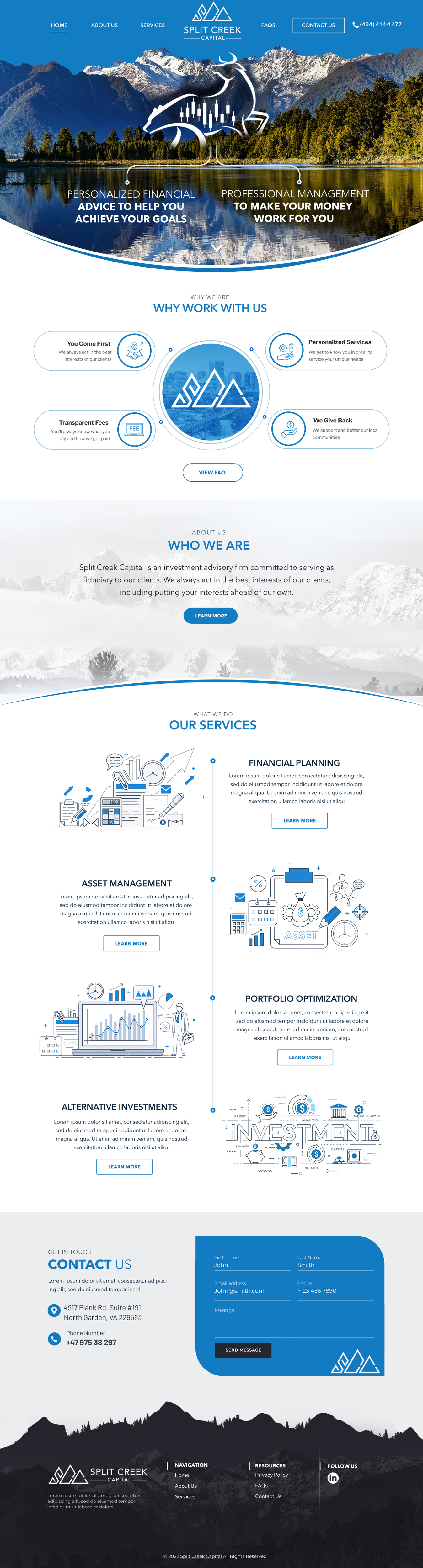 Wix Design by Blue Sparrow for this project | Design #28868912