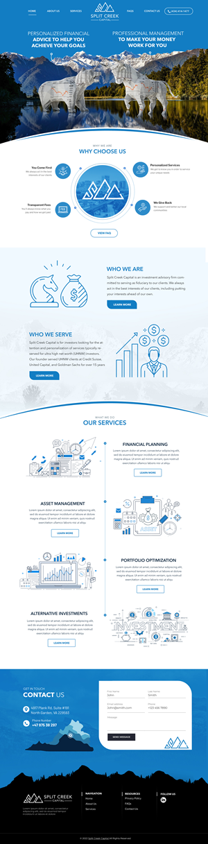 Wix Design by Blue Sparrow for this project | Design: #28869220