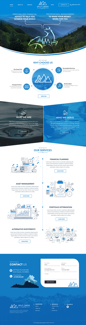 Wix Design by Blue Sparrow for this project | Design: #28869221