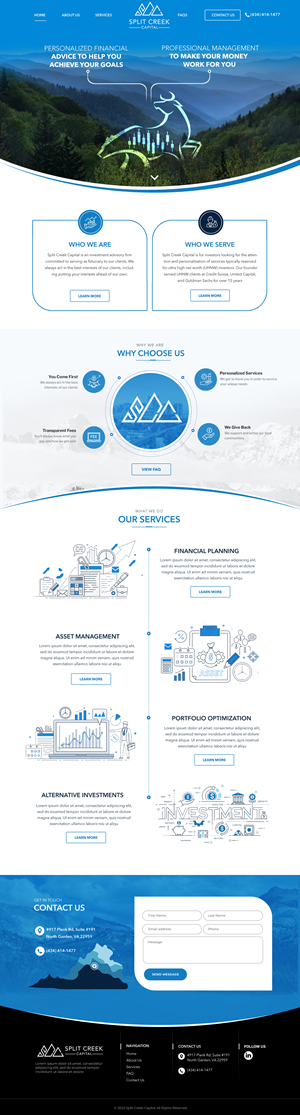 Wix Design by Blue Sparrow for this project | Design: #28869222