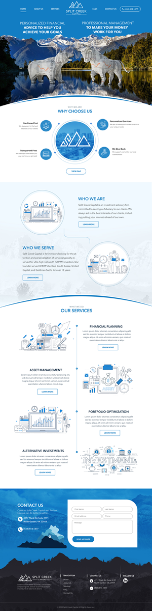 Wix Design by Blue Sparrow for this project | Design: #28869227