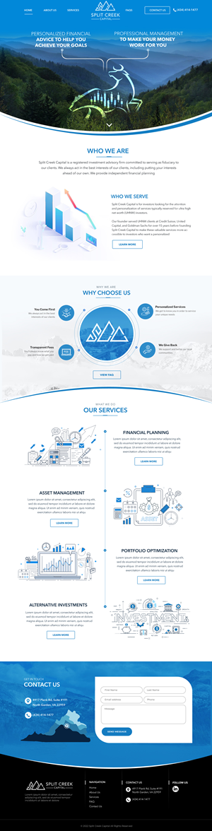 Wix Design by Blue Sparrow for this project | Design: #28872915