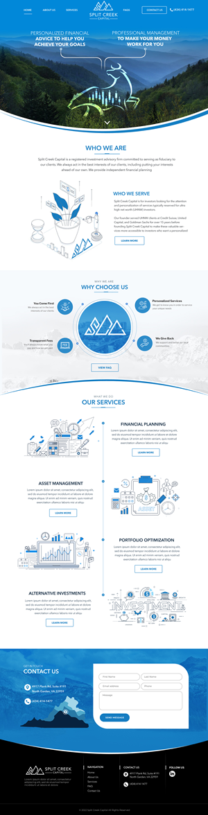 Wix Design by Blue Sparrow for this project | Design: #28872916