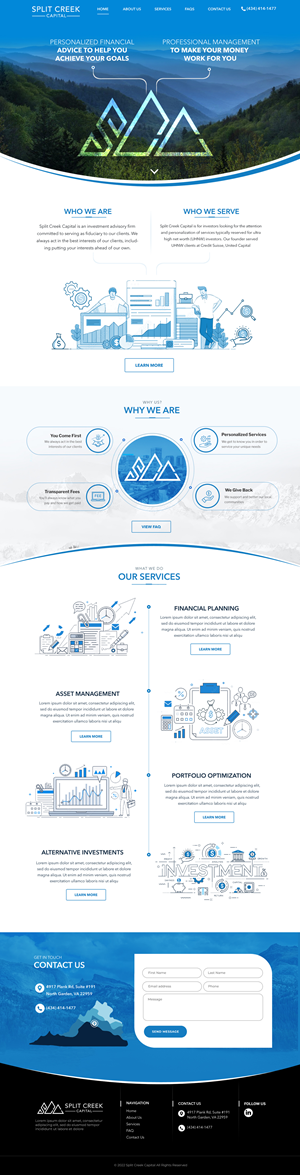 Wix Design by Blue Sparrow for this project | Design: #28877187