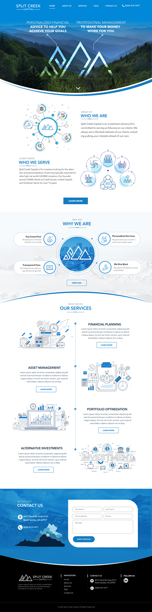 Wix Design by Blue Sparrow for this project | Design: #28877561