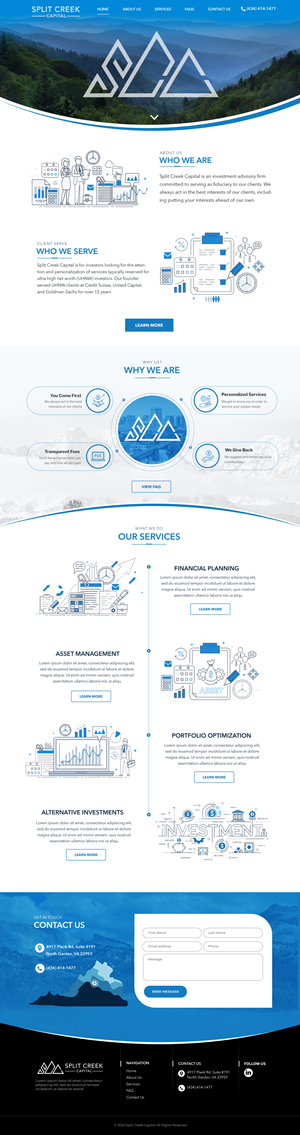 Wix Design by Blue Sparrow for this project | Design: #28878697