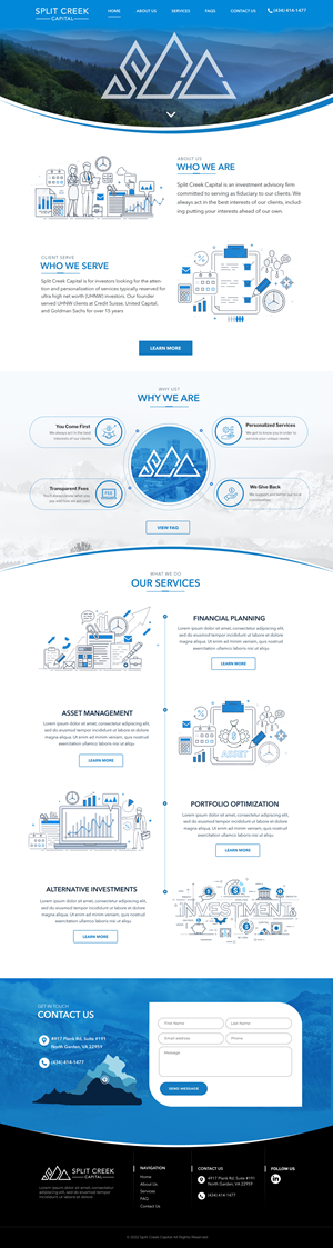 Wix Design by Blue Sparrow for this project | Design: #28878734
