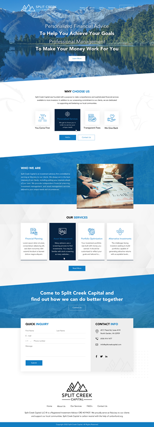 Wix Design by Sbss for this project | Design: #28876458