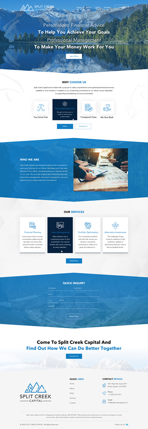 Wix Design by Sbss for this project | Design: #28876461
