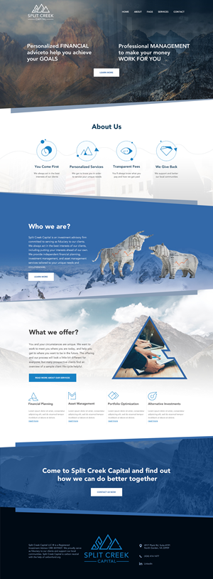 Wix Design by UniqueCreator99 for this project | Design: #28862657