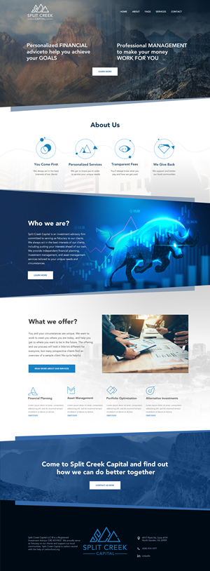 Wix Design by UniqueCreator99 for this project | Design: #28862696