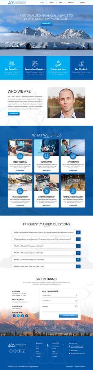 Wix Design by Titan Eagle for this project | Design: #28858673