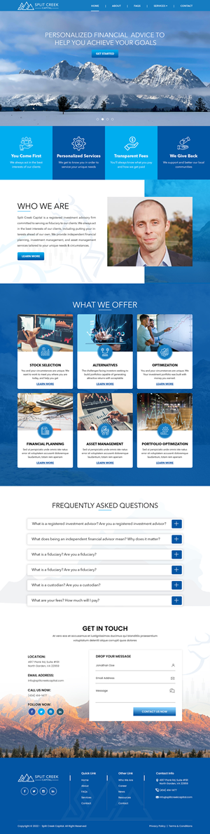 Wix Design by Titan Eagle for this project | Design: #28858674