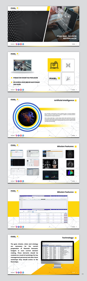 PowerPoint Design by pb for Pixel Technology | Design: #28857827