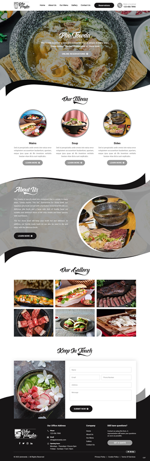 Web Design by pb for this project | Design #28862754