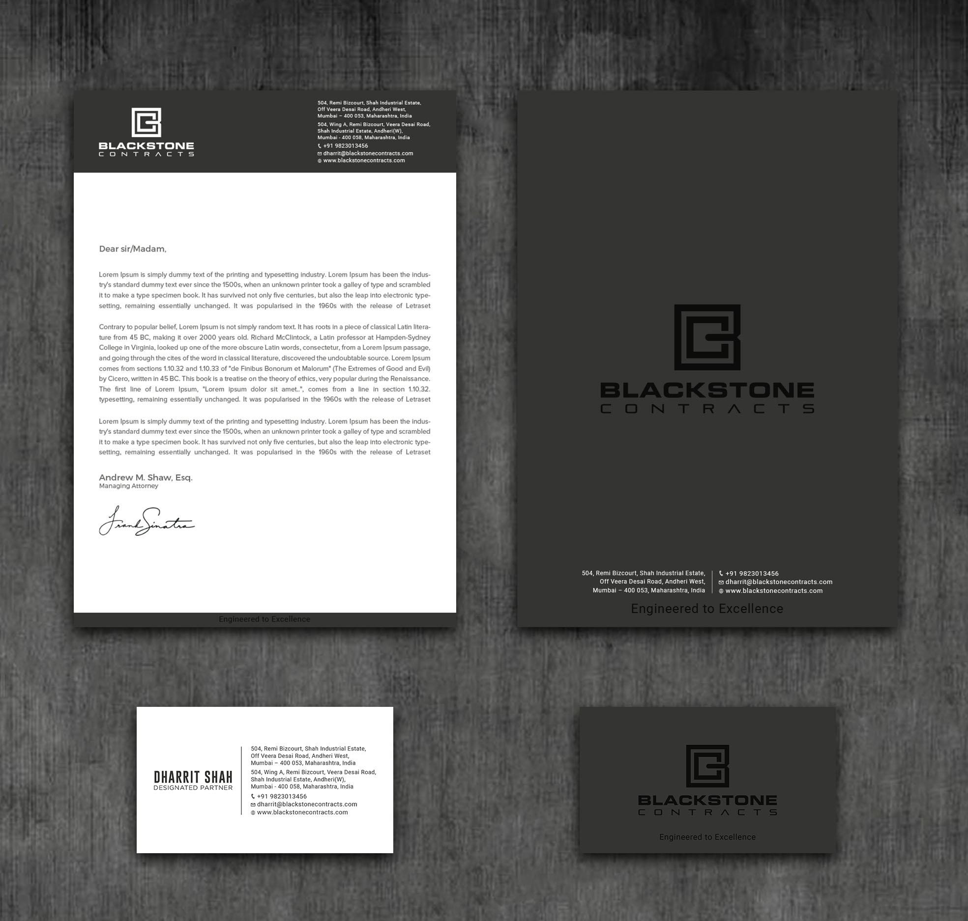 Stationery Design by RENEXIT for this project | Design #28897960