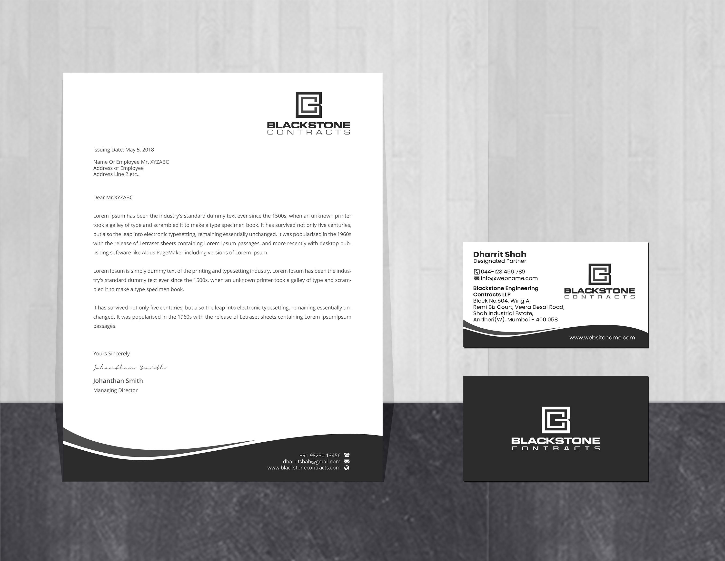 Stationery Design by Creations Box 2015 for this project | Design #28864950